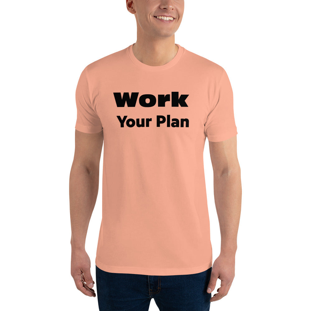 Work Your Plan Motivational T-shirt